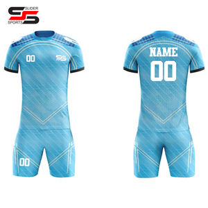 2025 Venta al por mayor Última temporada Club de fútbol Jersey Sublimación Kit de uniforme de fútbol para hombres Conjuntos de fútbol clásicos de grado superior - Product Image 4