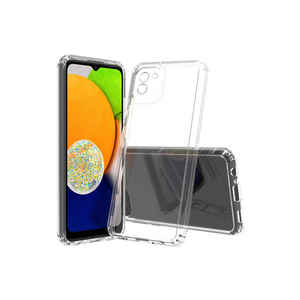 Coque en silicone transparente antichoc JoieCreatif 2 mm pour Samsung Galaxy A03, coque de protection arrière pour téléphone portable 14 Plus - Product Image 1