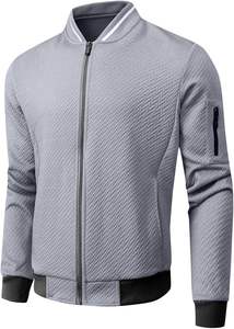 Venta caliente producto chaqueta de béisbol universitaria para hombres en blanco moda logotipo personalizado hombres al aire libre transpirable invierno Varsity chaqueta - Product Image 3