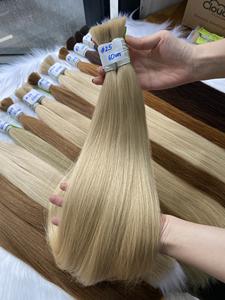 กลุ่มผมมนุษย์ดิบ100% Remy นามสกุลผมมนุษย์รัสเซียคู่วาดผมบริสุทธิ์ - Product Image 5