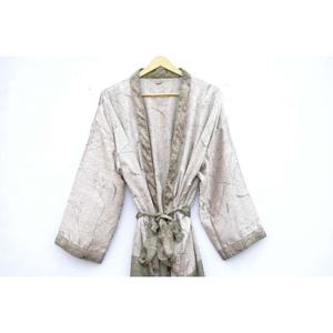 Kimono décontracté en soie pour femmes, chemise de nuit, tunique d'été, robe de chambre, peignoir de plage, vêtements de nuit, nouvel arrivage - Product Image 5