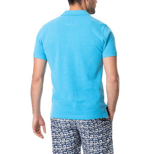 เสื้อเชิ้ตแขนสั้นผู้ชายสำหรับฤดูร้อน จัดส่งรวดเร็ว ลายปักโลโก้ด้านหน้า ผ้าสแปนเด็กซ์/คอตตอน เป็นมิตรกับสิ่งแวดล้อม - Product Image 5