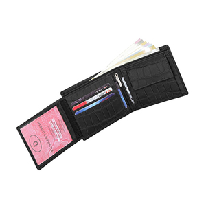 กระเป๋าสตางค์หนังคุณภาพสูงแฟชั่นใหม่ขายส่ง ดีไซน์ล่าสุด รับทำโลโก้ กระเป๋าสตางค์หนังลำลองสำหรับผู้ชาย - Product Image 6