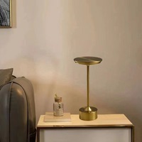 Lampe de table sans fil tactile LED BAFANG, base d'ampoule E26, en aluminium, carrée, moderne, à intensité variable, pour hôtel, rechargeable par USB