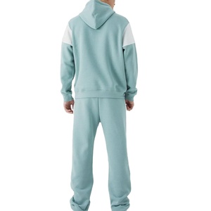 ชุดวอร์มแบบขายส่งสั่งทำได้ตามต้องการ ผ้า 500 GSM 100% คอตตอน ผ้าฟลีซทรงหลวม ชุดวอร์มโอเวอร์ไซส์ ชุดจ็อกเกอร์สำหรับผู้ชาย ปี 2026 - Product Image 5