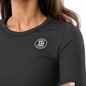 Sculpt Ribbed Yoga <b>Crop</b> <b>Top</b> - Product Image 2