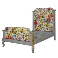 Juego de muebles de dormitorio para niños, juego de cama de madera maciza para niños, cama tapizada para niños, dormitorio de niña y muebles de Hotel