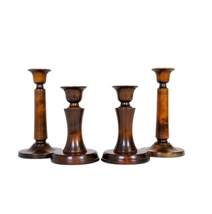 Bougeoir en bois vintage haut de gamme pour la décoration de la maison de luxe pour la table de pièce maîtresse couleur de forme de taille personnalisée - Product Image 1
