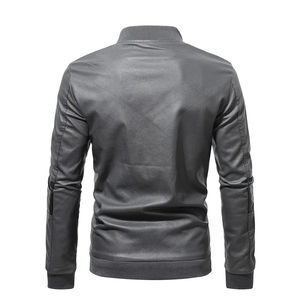 Venta caliente Precio barato al por mayor Mejor diseño 2025 Material de cuero Chaqueta de moda Chaqueta de cuero de diseño único - Product Image 3