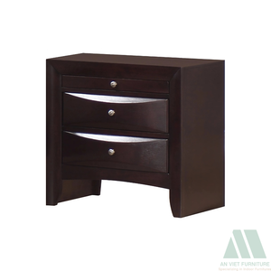 Vente en gros de meubles de chambre à coucher en bois massif du Vietnam meuble de rangement moderne prêt à assembler table de chevet villa personnalisée à 4 tiroirs - Product Image 5