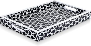 Dessous de verre faits à la main en résine et bois pur 100% plateaux de service de taille personnalisée pour cuisine maison jardin utilisation de table pour le stockage des aliments - Product Image 5