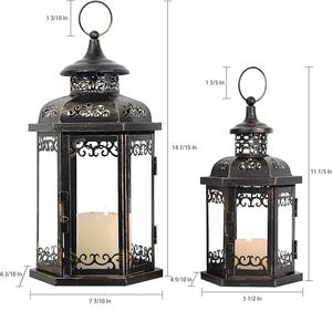 Luxury Vintage Large <b>Xmas</b> Lantern Modern Indoor <b>Outdoor</b> Spring Home Tabletop Christmas <b>Decorations</b> High Demand Factory Direct - Product Image 2