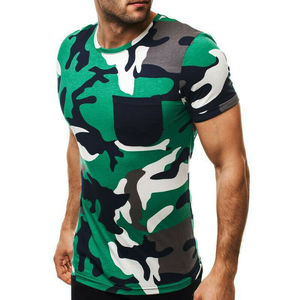 Venta al por mayor de los hombres de camuflaje camiseta Casual de alta calidad para los hombres Slim Fit nuevo diseño ropa deportiva ropa de pesca camisas - Product Image 4