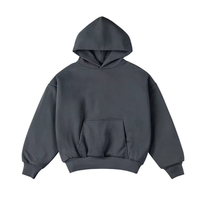 Vente en gros de sweats à capuche surdimensionnés de haute qualité, streetwear, 100% coton respirant, sweats à capuche surdimensionnés décontractés, logo personnalisé - Product Image 3