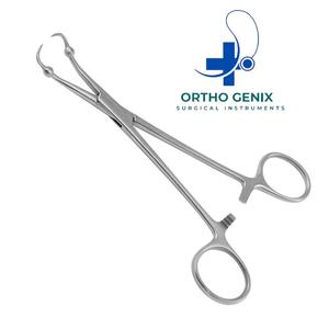 Pince à serviette Roeder de qualité supérieure de qualité médicale 13cm 15cm mâchoires à billes outils chirurgicaux en acier par Ortho Genix - Product Image 5