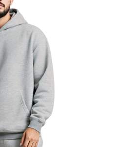 <b>Mens</b> Heather <b>Grey</b> Fleece Hoodie And Jogger Tracksuit Set Winter Casual Pullover Hooded <b>Sweatshirt</b> Pants Streetwear For <b>Men</b> - Product Image 2
