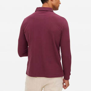 Chemises à manches longues tricotées de style personnalisé à prix compétitif 100% Chemises à manches longues tricotées de haute qualité pour hommes - Product Image 2