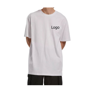 Camisetas en blanco de algodón de talla europea de EE. UU. de alta calidad 2025, venta al por mayor, camisetas de gran tamaño de peso pesado, camisetas personalizadas para hombres - Product Image 4