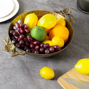 Nordique et Antique argent fini bateau Design métal salade bols à mélanger décoratif décor à la maison bol Snack & fruits bol de service - Product Image 4