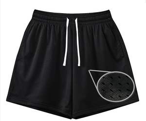 Short de course en maille athlétique respirant pour homme Short de course à entrejambe de 5.5 pouces avec motif solide Service OEM disponible - Product Image 1