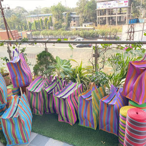 ถุงซิปโพลีโพรพิลีนรีไซเคิลเป็นมิตรต่อสิ่งแวดล้อมขนาดใหญ่ถุงซักผ้าพลาสติกแบบใช้ซ้ำได้ถุงผ้า PP แบบอินเดียจำนวนมาก - Product Image 1