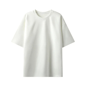 เสื้อยืดคอกลมเปิดไหล่100% ผ้าฝ้ายสำหรับผู้ชายเสื้อสำหรับใส่กลางแจ้งเสื้อคอกลมโอเวอร์ไซส์ออกแบบโลโก้ได้ตามต้องการ - Product Image 1