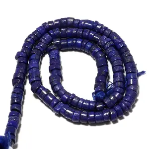 Natural Lapis Lazuli Smooth Bead, Natural Lazuli Lapis Tumble Smooth Beads, Natural Blue Lapis Lazuli Beads
