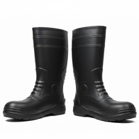 Bottes de sécurité LITAI S5 Wellington unisexes antistatiques en EVA avec embout en acier, semelle intermédiaire, imperméables pour l'exploitation minière et agricole