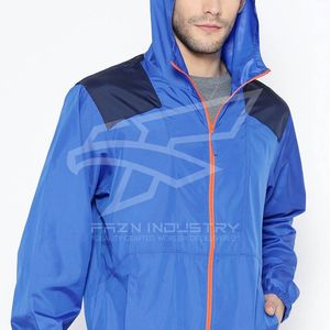 <b>Men</b> <b>Waterproof</b> Rain <b>Jacket</b> Hooded Breathable <b>Lightweight</b> Windbreaker Outwear <b>Men's</b> <b>Jackets</b> - Product Image 4