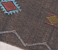 Tapis de Couloir de Luxe en Soie de Cactus Fait Main Marocain, Tapis Berbère Sabra Authentique Personnalisé, Lavable, Adapté aux Animaux Domestiques, Toutes Saisons