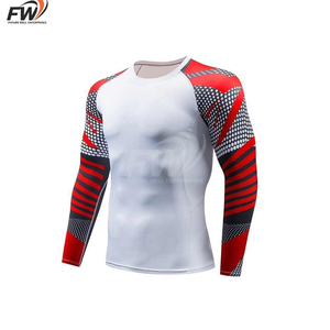 Rashguard Personalizado con Logotipo para Hombre, MMA, 4 Piezas/Juego, Spandex/Nylon, Secado Rápido, Ropa de Gimnasio - Product Image 2