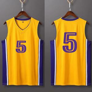 Camiseta de baloncesto en blanco para hombre, camisetas deportivas de práctica atlética de malla, camiseta de Hip Hop de los años 90, camiseta de baloncesto en blanco, malla para hombre 2025 - Product Image 1