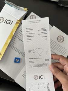 Diamante Suelto Cultivado en Laboratorio, Corte Portugués, D/VS1, 1.00CT, Certificado IGI, Corte EX-VG, Escala Mohs 10, Mejor Calidad, Color DEF-GH, para Joyería - Product Image 4