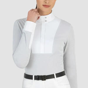 Vente en gros Nouveau style de chemises d'équitation personnalisées Vêtements d'équitation Couche de base Nouvelles chemises équestres à manches longues à la mode - Product Image 4