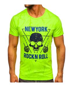 เสื้อยืดแฟชั่นลายการ์ตูนของผู้ชายเสื้อยืดผ้าฝ้ายระบายอากาศสำหรับผู้ชาย - Product Image 1