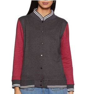 Wholesale Customized Quilted <b>Wool</b> Varsity Jacket for College Women for Autumn Letterman Oem Jackets - Product Image 1