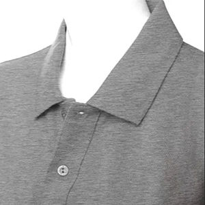 Camisetas informales de moda personalizadas de alta calidad para hombres y mujeres, logotipo impreso antiarrugas transpirable Universal para Polo de punto - Product Image 1