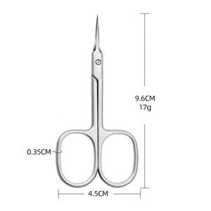 Outil de beauté personnalisé professionnel ciseaux de manucure pour le soin des ongles poignée en acier inoxydable pince à cuticules ciseaux d'élimination de la peau morte - Product Image 2