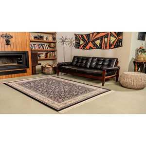 Alfombra Moderna Beige de Netline Home Depot, Fibra Sintética Resistente, No Desprende Pelusa, Fácil de Limpiar, para Sala de Estar - Product Image 4