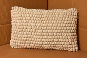 Moroccan Decorative Felted Wool <b>Pillow</b> Soft Woven Cushion for Home <b>Decor</b> for Living Room-Factory Price - Product Image 4