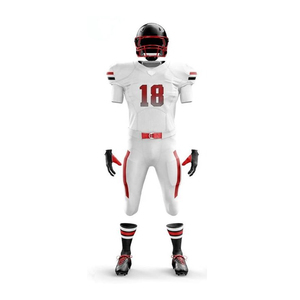 Más vendidos Reversible American Football Jersey Pant Set Ligero Cómodo Diseño único Reversible American Uniform Short - Product Image 2