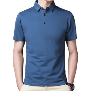 T-shirts de golf respirants pour hommes, meilleure vente, séchage rapide, coupe américaine, polo de sport décontracté en coton et polyester texturé - Product Image 1