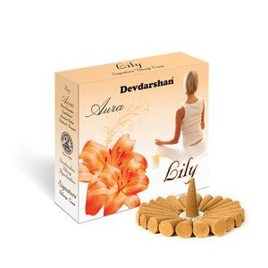Devdarshan Aura Cônes D'encens Sec 12 Boîtes Pack 40g Chaque 4 Parfums pour Festivals Spirituels Pooja Bois Matériel Arôme Apaisant - Product Image 4