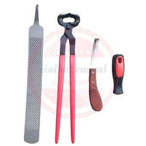 Instrumentos veterinarios profesionales de alta calidad, herramientas de herrador, 3 uds., Kit de pezuña de herrador, juego de instrumentos veterinarios - Product Image 3