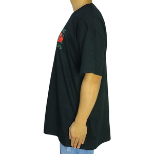Customized 100% Cotton Men's T-Shirt with Printed Logo Letter Pattern Worsted Fabric-Comfortable Fitness Training Wear - Product Image 3