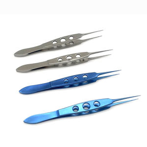 Pinzas de sujeción dentadas de 108 mm, instrumentos quirúrgicos microoftálmicos - Product Image 1