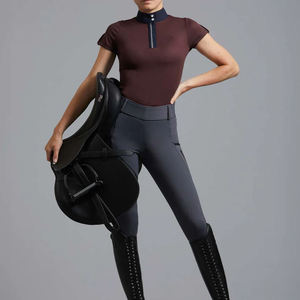Chemise d'équitation pour femmes, confortable, à manches longues, respirante, coupe athlétique, pour les leçons d'équitation - Product Image 4