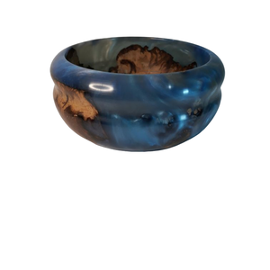 Ustensiles de cuisine Ménage Usage Quotidien Alimentaire Serverware Bol À La Main Vaisselle Écologique En Bois Résine Bols À Mélanger - Product Image 1