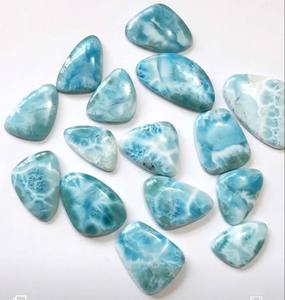 หิน Larimar Cabochon อัญมณีทรงเหลี่ยมหลวมสำหรับเทศกาลฤดูร้อน - Product Image 2