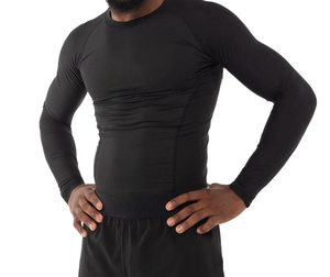 Camiseta de Compresión Premium de Manga Larga para Hombre, Antibacteriana, Resistente al Sudor, de Secado Rápido, con Estampado Personalizado para Profesionales - Product Image 1